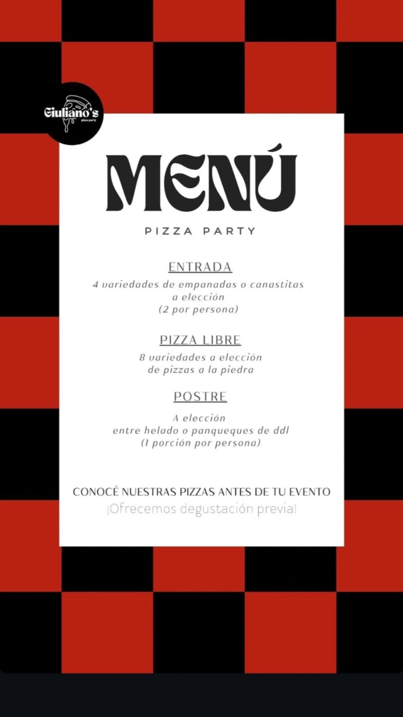 Giuliano’s pizza party