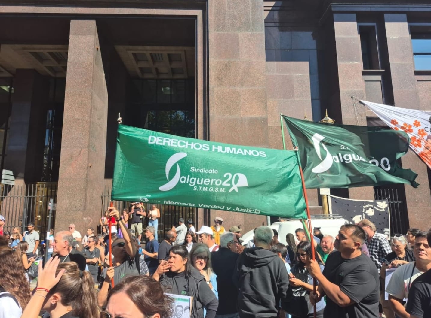 El sindicato dijo presente en la Plaza de Mayo