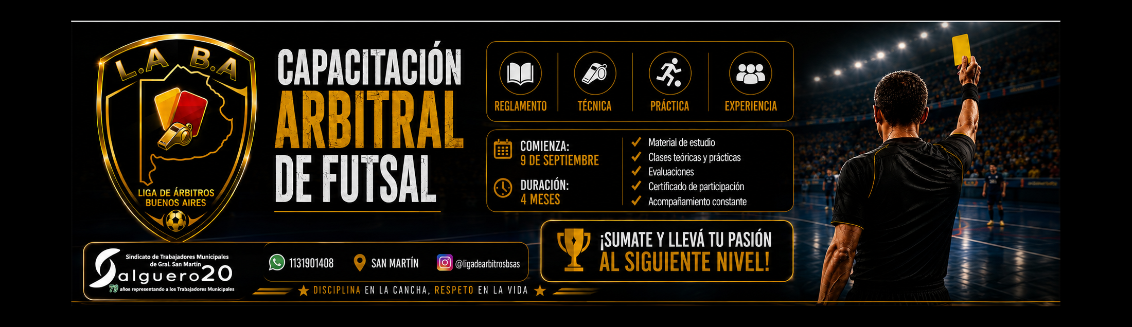 CAPACITACIÓN ARBITRAL DE FUTSAL