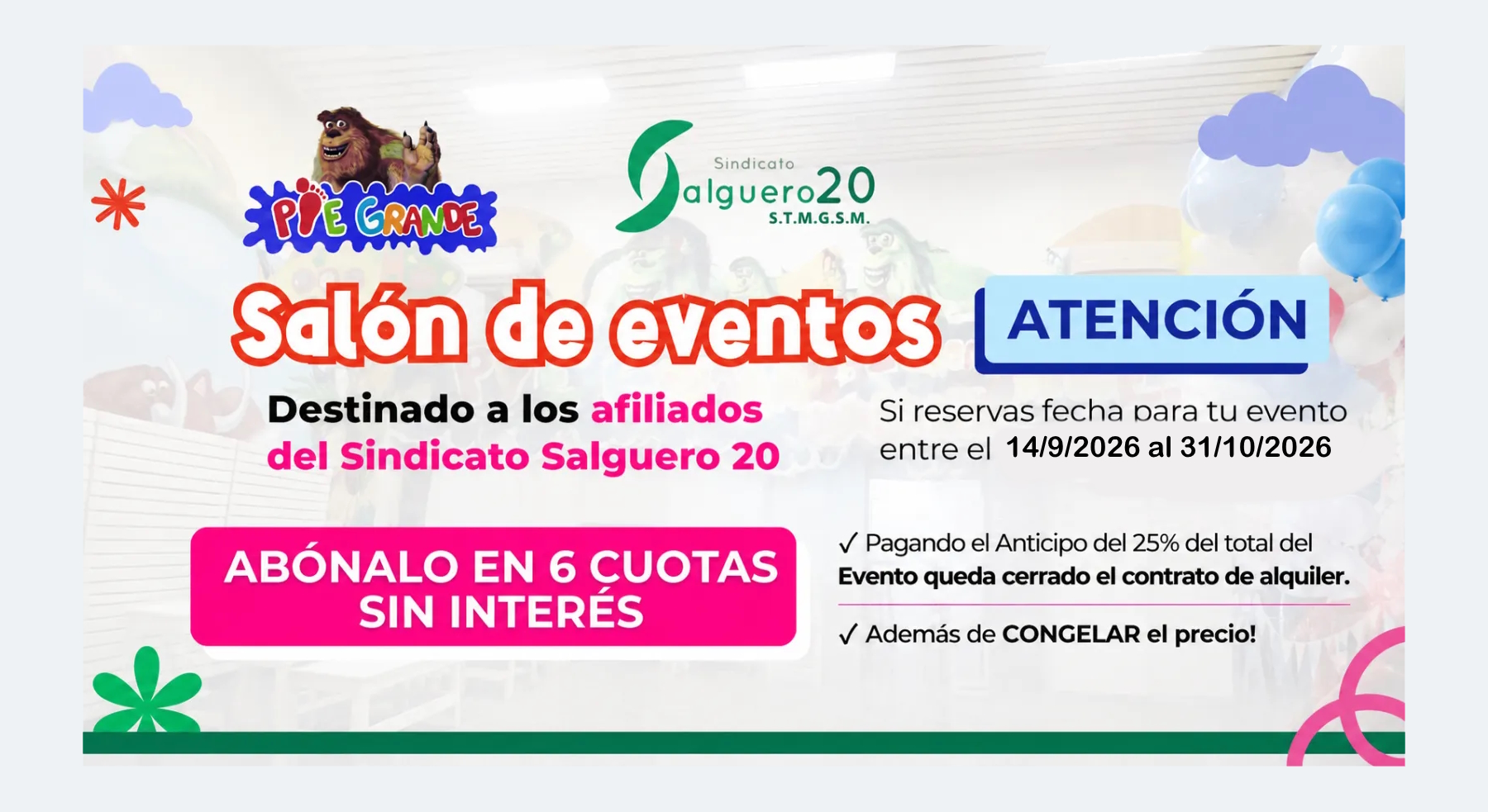Promoción  Pie Grande