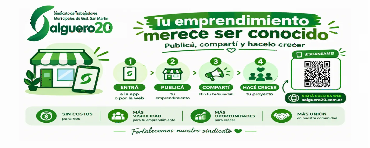 TU EMPRENDIMIENTO MERECE SER CONOCIDO
