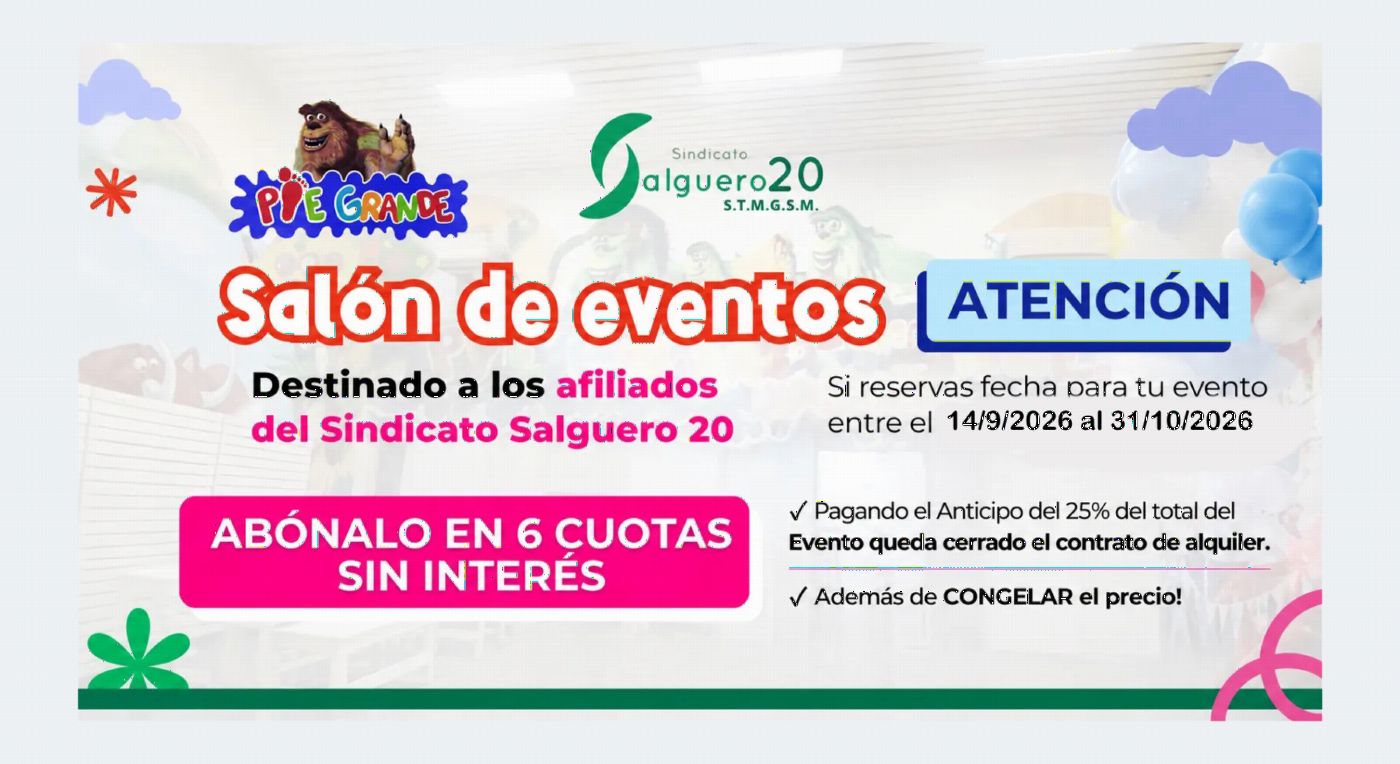 Promoción Pie Grande